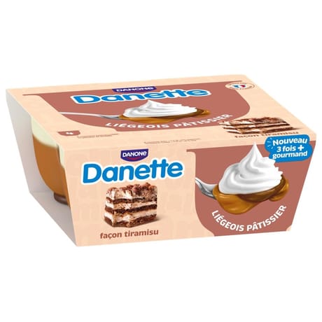 Danette tiramisu 4x90g