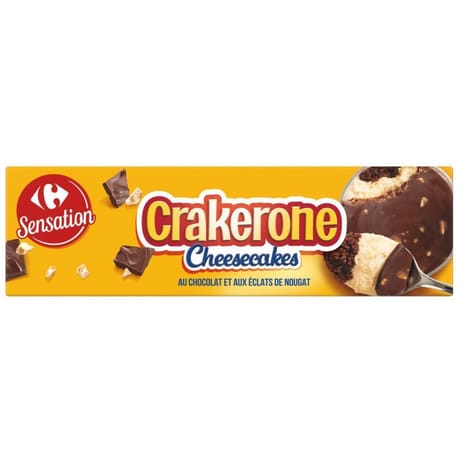 Carrefour sensation crakeron cheesecake 2x80g