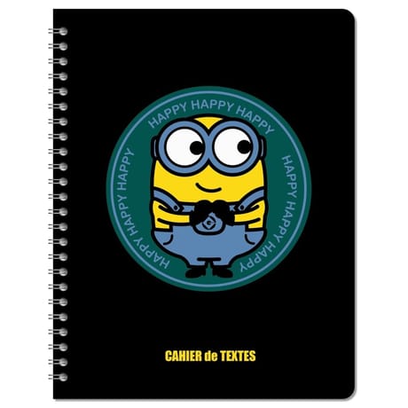 Cahier textes minions intégral 17x22 148 pages 90g seyes