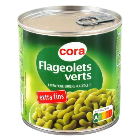 Cora flageolets extra fins 1/2 265 g
