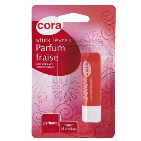Cora stick lèvres fraise gourmande