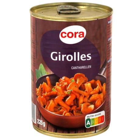 Cora girolles boite 1/2 225g