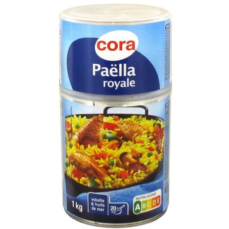 Cora paëlla volaille et fruits de mer 1kg