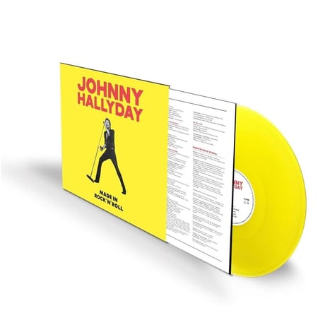 Vinyle - johnny hallyday - made in rock n roll - collector lp couleur