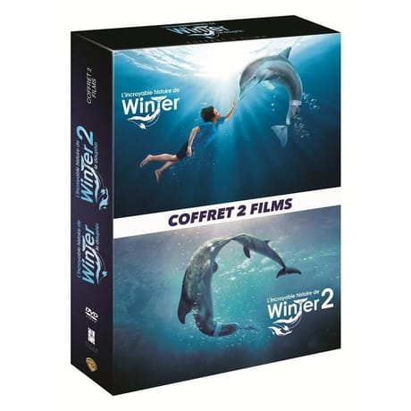 Coffret dvd  l'incroyable histoire de winter le dauphin 1 et 2