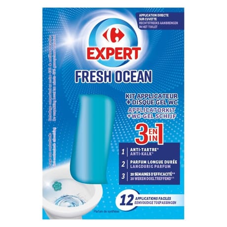 Carrefour expert kit disq gel wc marine