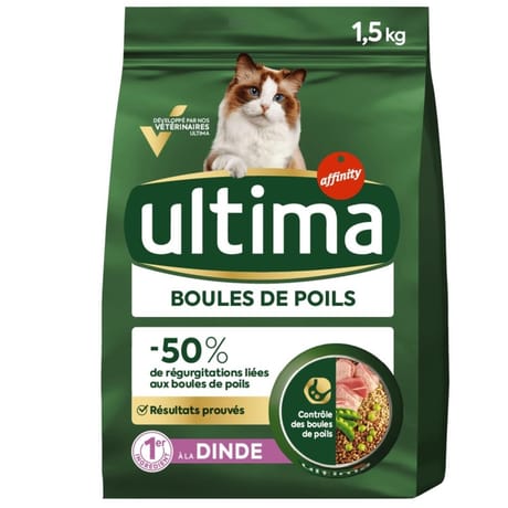 Ultima contrôle des boules de poils 1.5 kg