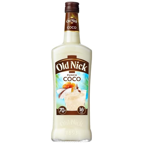 Old nick punch coco cocktail à base de rhum 70cl 16%vol