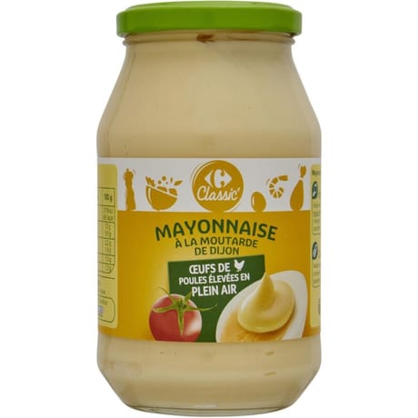 Carrefour classic' mayonnaise moutarde de Dijon 470g