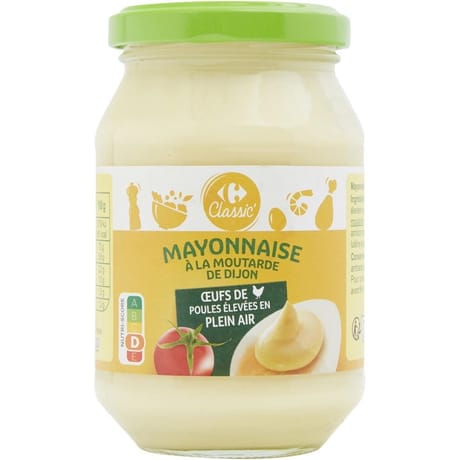 Carrefour classic' mayonnaise moutarde de Dijon 239g