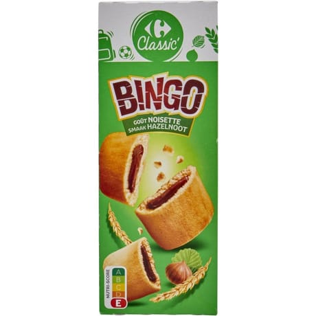 Carrefour classic biscuits fourrés noisette - 225g