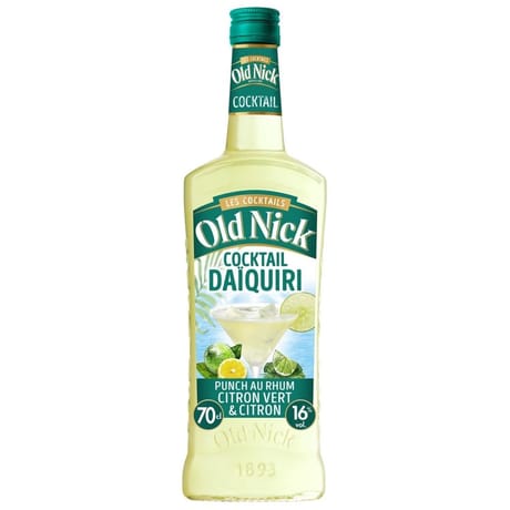 Cocktail daiquiri old nick 70cl 16° a base de rhum