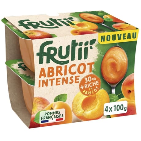 Frutii' compote pomme abricot 4x100g
