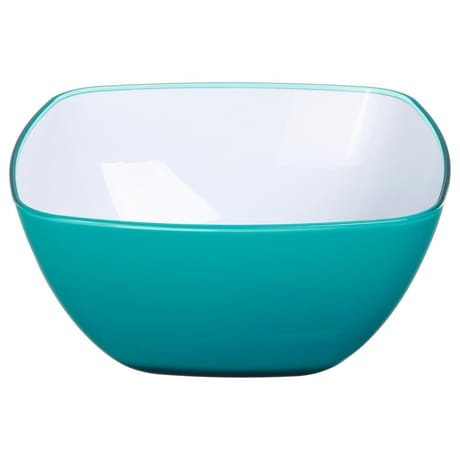 Saladier square lagon 25 cm
