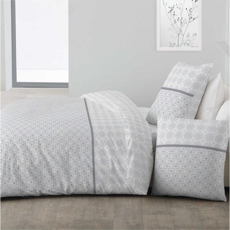 Parure housse de couette 240x220 + 2 taies 63x63 Charlotte