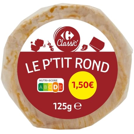 Carrefour Classic' Le p'tit rond 125g