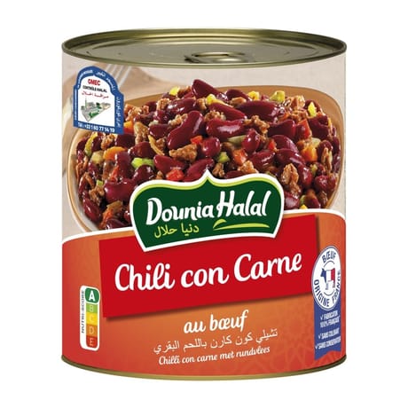 Dounia chili  con carne halal 4/4 800g