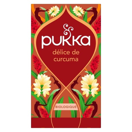 Pukka infusion bio délice de curcuma x20s - 36g