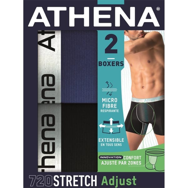 Boxer microfibre homme athena best sale