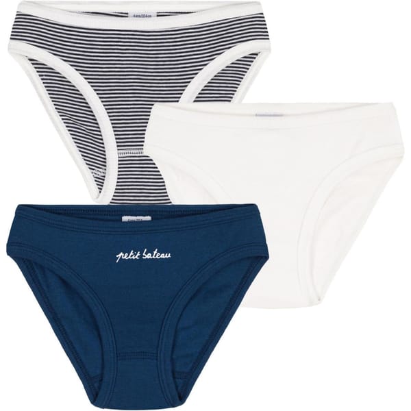 Lot de 3 culottes fille originels Petit Bateau ECU SMO MRMLW INCO 4 ANS