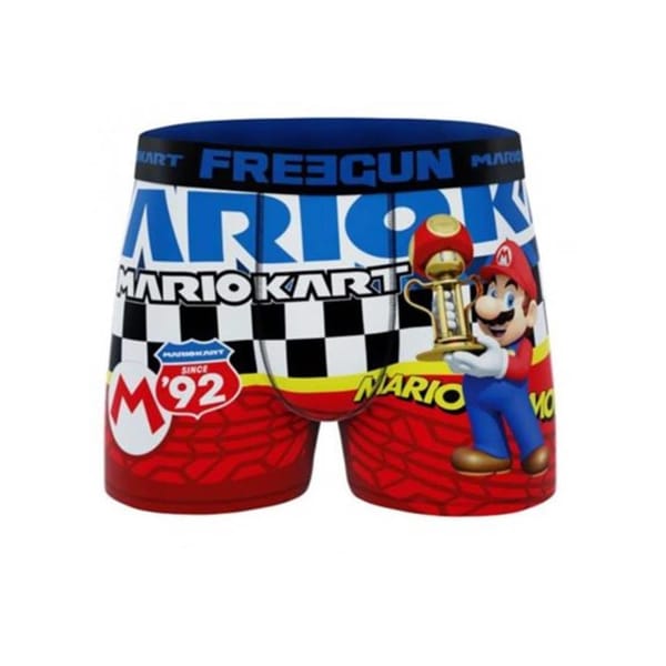 Boxer enfant microfibre Freegun SMK5 SUPERMARIO 12 14 ANS