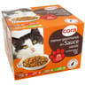 Cora menus gourmands en sauce pour chat 24 x 100g