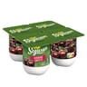 Sojasun spécialité au soja fermentée sucrée avec des morceaux de cerise 4x100 g