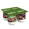 Sojasun spécialité au soja fermentée sucrée avec des morceaux de cerise 4x100 g