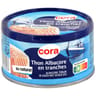 Cora thon albacore au naturel en tranche 93g net égoutté