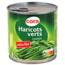 Cora haricots verts extra fins 1/2 220g