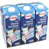 Cora lait demi écrémé stérilisé uht brique  6 x1l