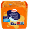 Cora serviette ultra mince normale pliée x 16