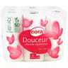 Cora papier toilette blanc double épaisseur x 12 rouleaux
