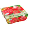 Cora dessert de fruits de pommes et de fraises 4x100g