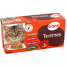 Cora terrines riches en viande pour chat 4 x 100g