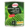 Cora haricots verts extra fins cueillis et rangés main boite 440 g