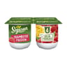 Sojasun spécialité au soja fermentée sucrée à la framboise et à la passion 4x100 g