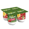 Sojasun spécialité au soja fermentée sucrée à la framboise et à la passion 4x100 g