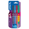 Pilot lot de roller v-5 x 3 +1 noir bleu rouge vert