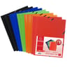 Exacompta lot de 10 chemises à élastiques 3 rabats  a4 cm polypro