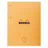 Rhodia - Cahier de notes agrafé 22.3x29.7 cm 160 pages détachables 5x5 perforées
