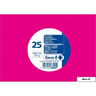 Clairefontaine 25 cartes 10.9x15.5 cm rose fushia 210 grammes sous film