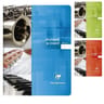 Clairefontaine cahier musique et chant piqûre 24x32 cm 48 pages seyes + musique 90 grammes