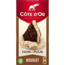 Côte d'Or fourré fin noir nougat 130g