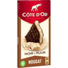 Côte d'Or fourré fin noir nougat 130g