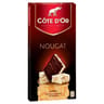 Côte d'Or fourré fin noir nougat 130g
