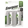 Energizer 2 piles rechargeables D (HR20) 2500 mAh 156g