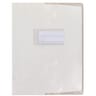 Cora protège cahier 17x22 pvc av rabats 15/100 transparent incolore