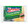 Spontex gratte-éponges efficacité anti-bactérienne x2