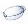 Pyrex cocotte ovale en verre 5.8l